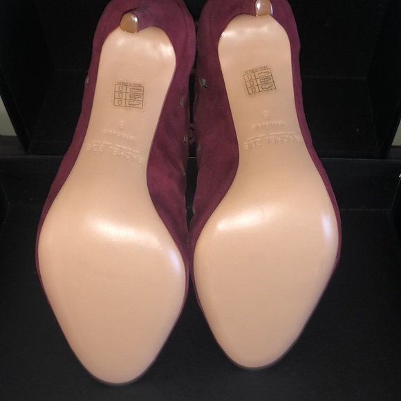 Rachel Zoe Ruby Red Suede Bootie - Picture 5 of 6